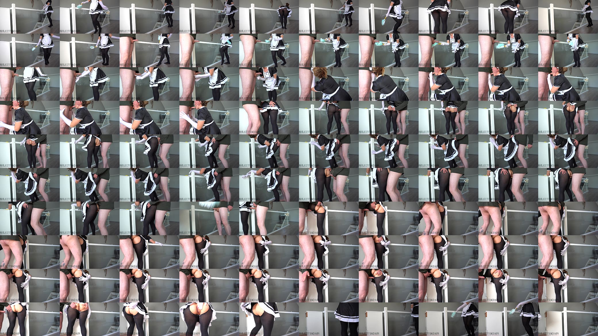 chamber maid used for satisfying service - blowjob pantyhose ripping and bend over for creampie - projectfundiary 预览图