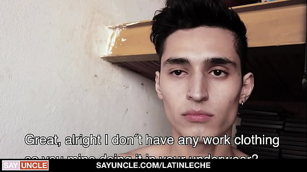 Download Video - Desperate Boy &lpar;Sonny&rpar; Looking For Job For Almost Two Months Agrees To Anything For Money - Latin Leche