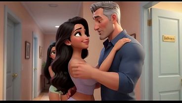 Two Adult Sisters in Law Share Their Secret Encounters with Attractive Older Family Men (AI generated)