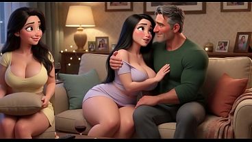 Two Adult Sisters in Law Share Their Secret Encounters with Attractive Older Family Men (AI generated)