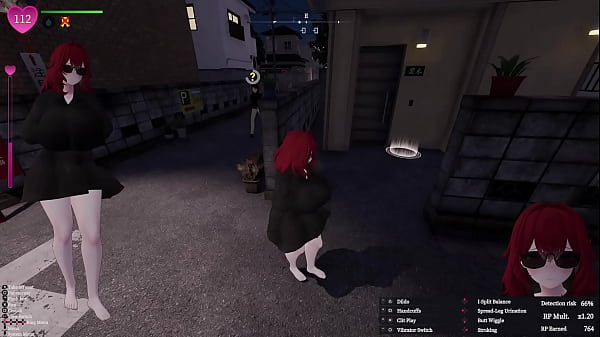 Secret Flasher Manaka - Free Run [Residential Area]