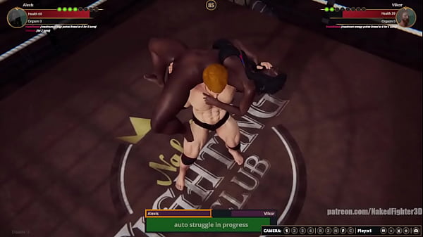 Alexis VS Vilkor (Naked Fighter 3D)