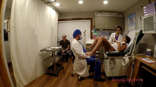 Adorable Latina Sheila Daniels Spread Eagle In Stirrups While Boyfriend Watches Doctor & Nurse Examine Her With A Speculum - Gyno Medfet Medical Exam More Videos Available At GirlsGoneGyno - Tampa University Physical Part 5 of 10 Reup