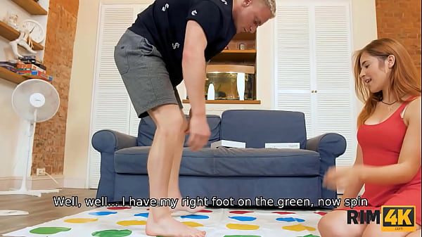 RIM4K. For taking part in Twister guy has his ass licked by ginger GF