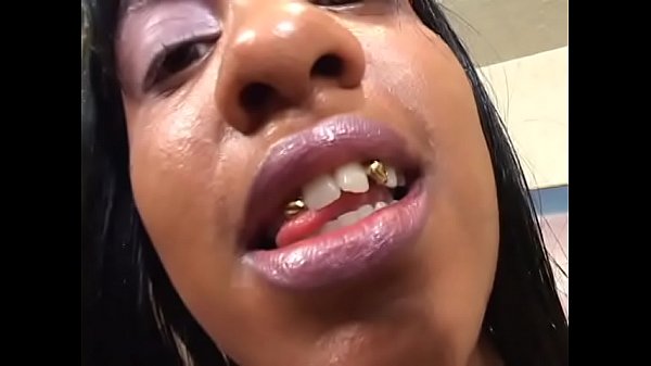 Well favoured ebony brunette slut swallows lots of cream after fucking