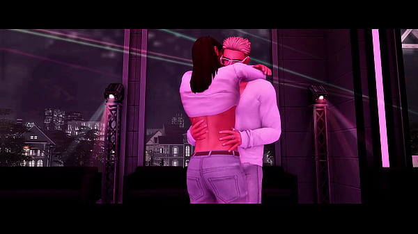 Horny Femboy Gets Juicy Cumshot In Club Bathroom (SIMS GAY PORN)