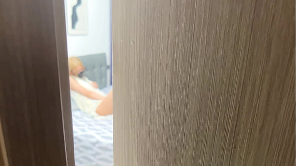 The stepfather saw his stepdaughter masturbating at home and wanted to help her.