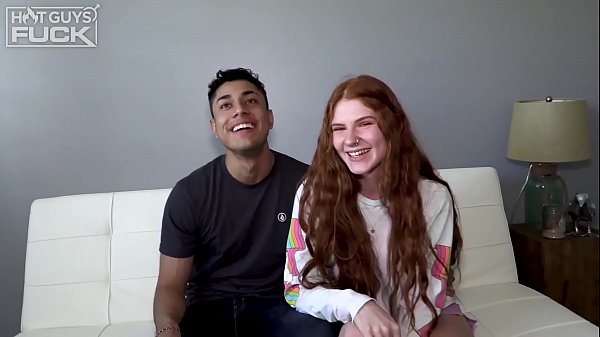 Redhead Teen Takes Massive 9 Inch Latino Dick