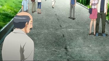 Hentai teens fucking in public park