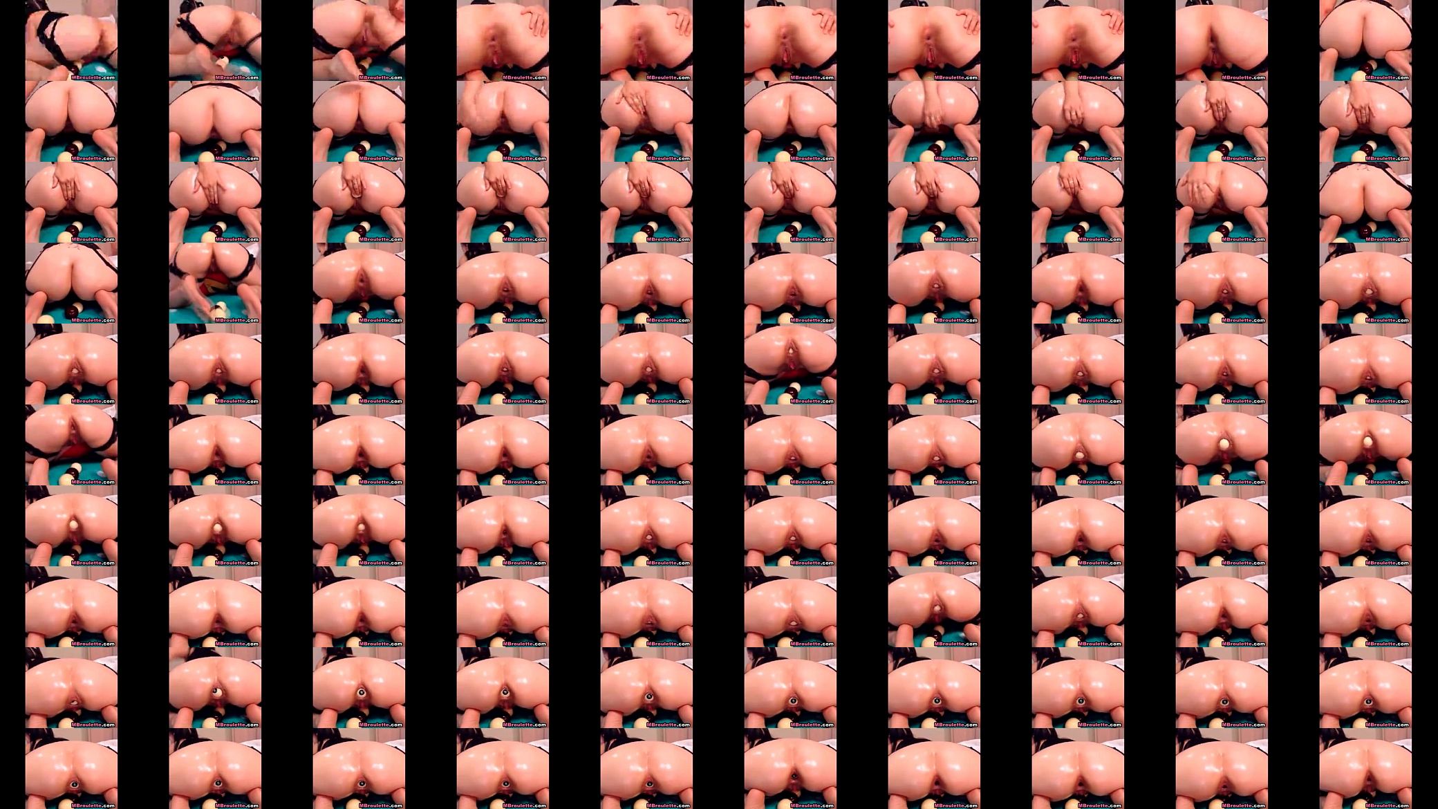 Hard anal masturbation close up 预览图