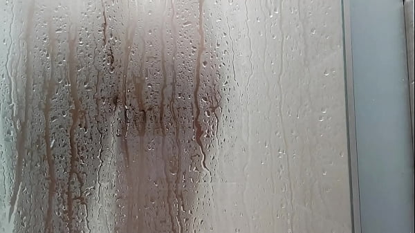 taking a shower