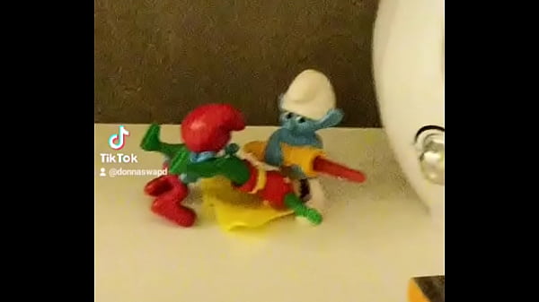 Robin naughty cheating on Batman with a couple of gifted smurfs