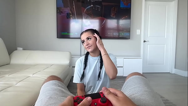 Download Video - Gamer Boy Gets Lucky Creampie ~ Serena Sterling ~ Household Fantasy ~ Scott Stark