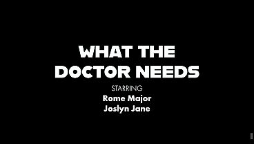 Joslyn Jane & Rome Major Big Tit Blonde Doctor Fuck Session!