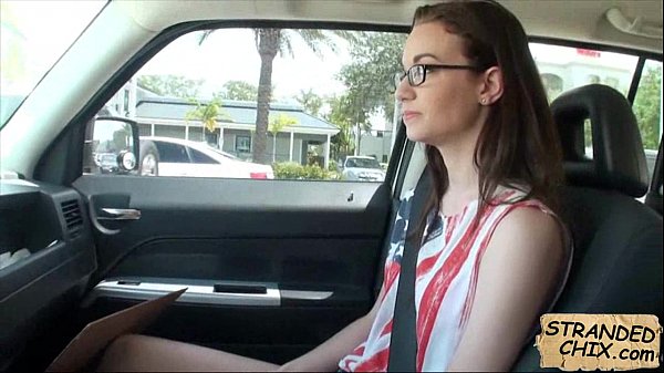 Teen stranded sucks dick for a ride home Tali Dava.1.2