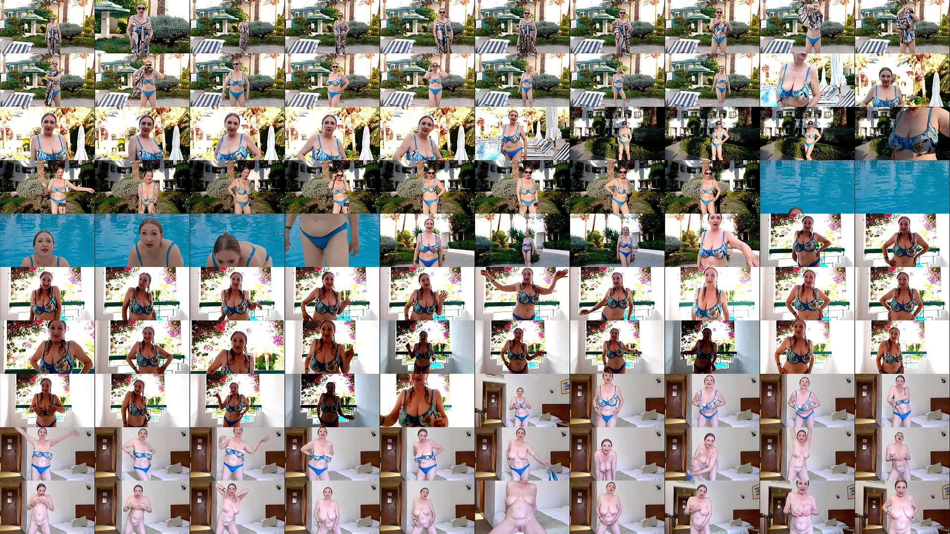 Hot Busty Granny Maria&rsquo;s Garden Grove: From Blooms to Bikinis and Nudes 预览图