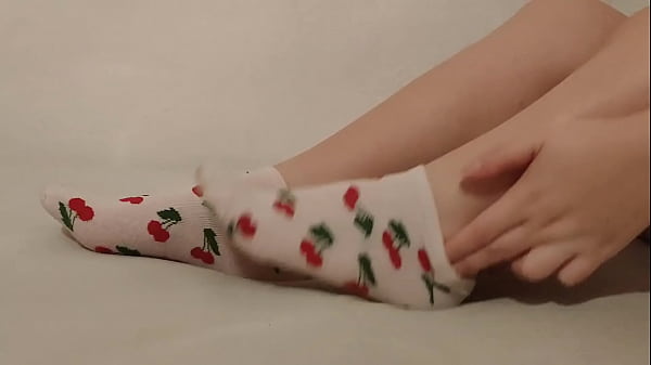 Teasing with socks