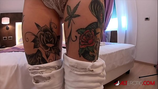 Big tit tattooed sex fiend Megan Inky gets a creampie