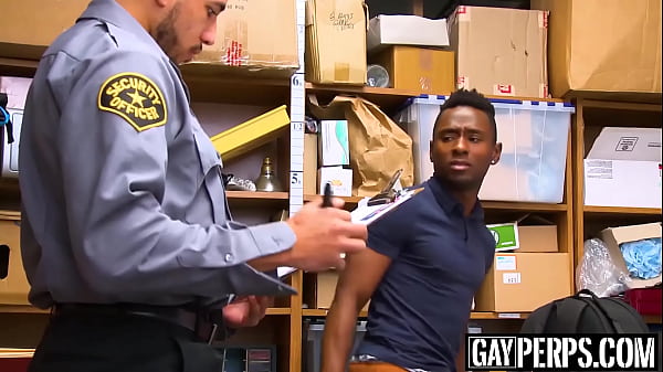 Download Video - Security officer destroys a young ebony shoplifters ass