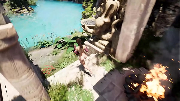 Lara Gets Fucked By Animated Stone Statue In 3D Hentai