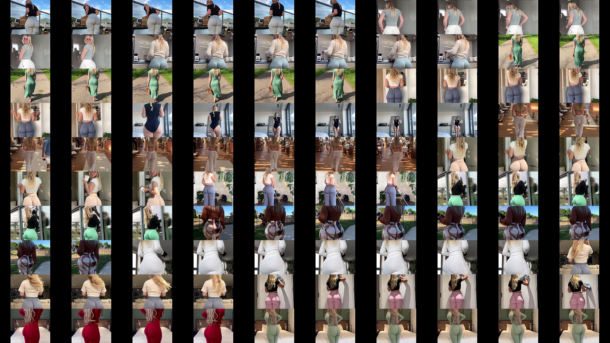 Compilation Big Ass blonde booty girl 预览图