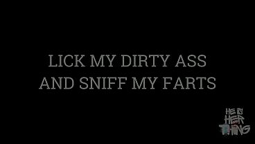 Four Days Unwashed: Mistress's Dirty Socks and Panties Sniffing, Foot Domination, Ass Worship and Fart Domination Ritual 2 min