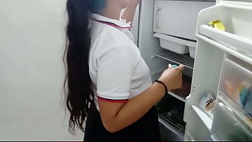 Download Video - Estudiante mexicana de culo enorme recibe sexo anal con creampie