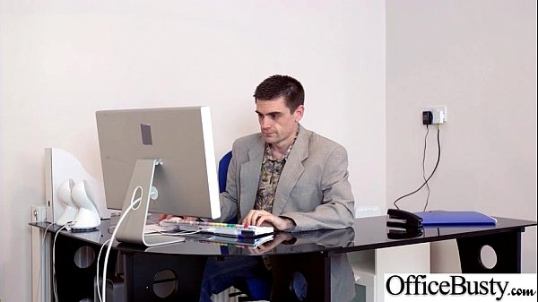 Office Girl (Cara Saint-Germain) With Big Round Melon Tits Like Sex mov-