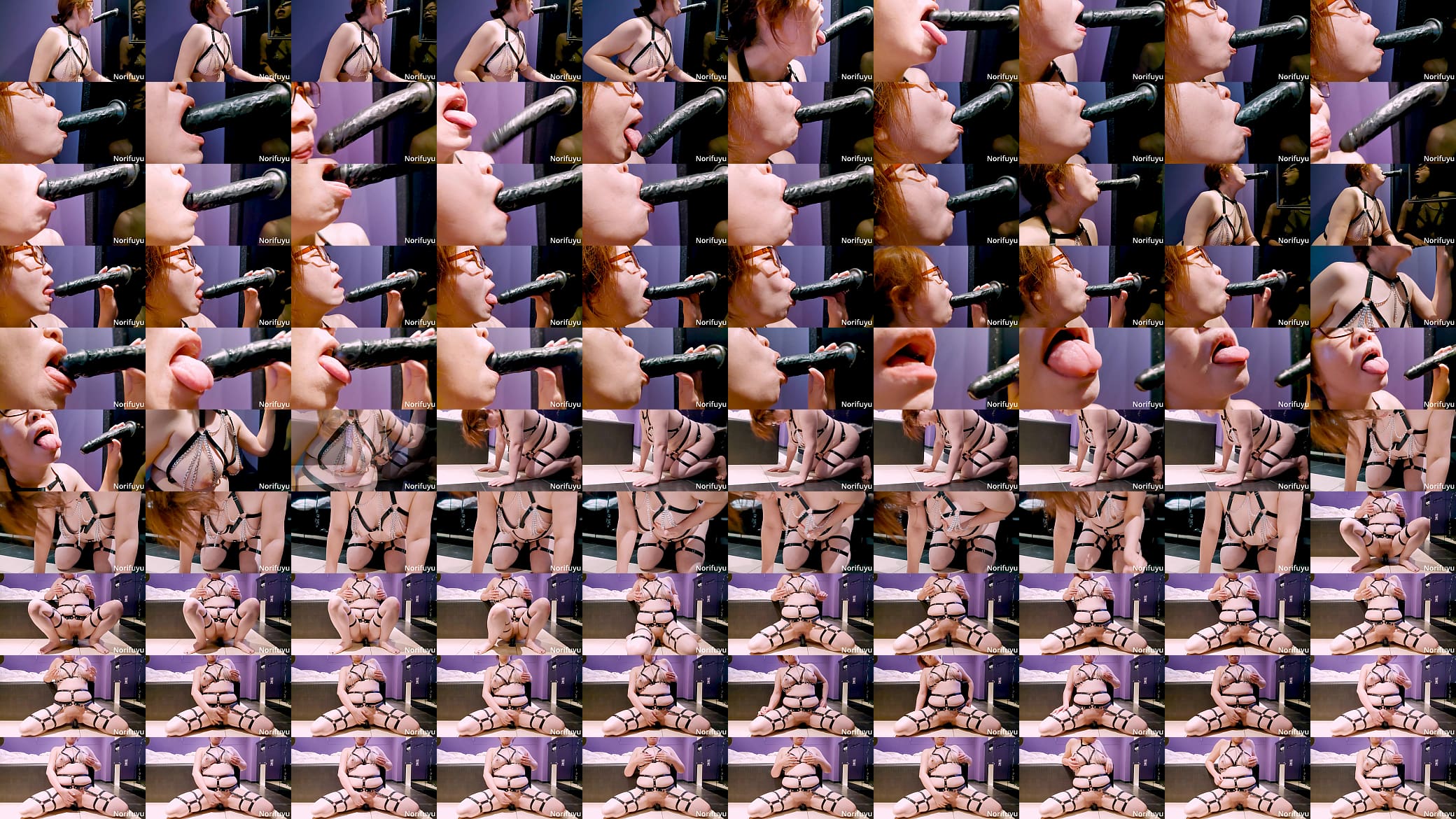 Masochistic slave loves dildos 预览图