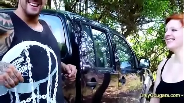 Vicki Valkyrie Bangs A Dude She Just Met In The Bed Of His Truck