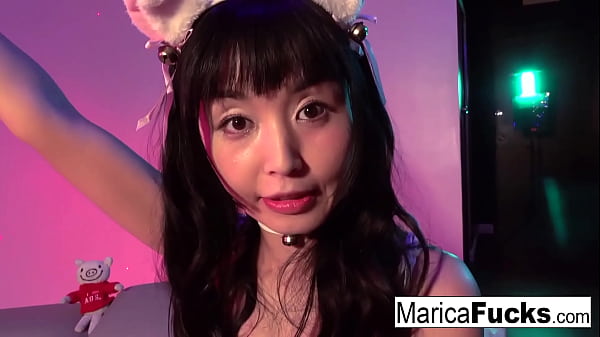 Marica gets a gift box of sex toys to use!