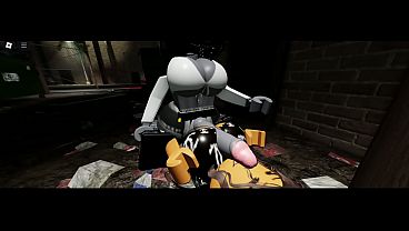 Roblox futas threesome in an alleyway