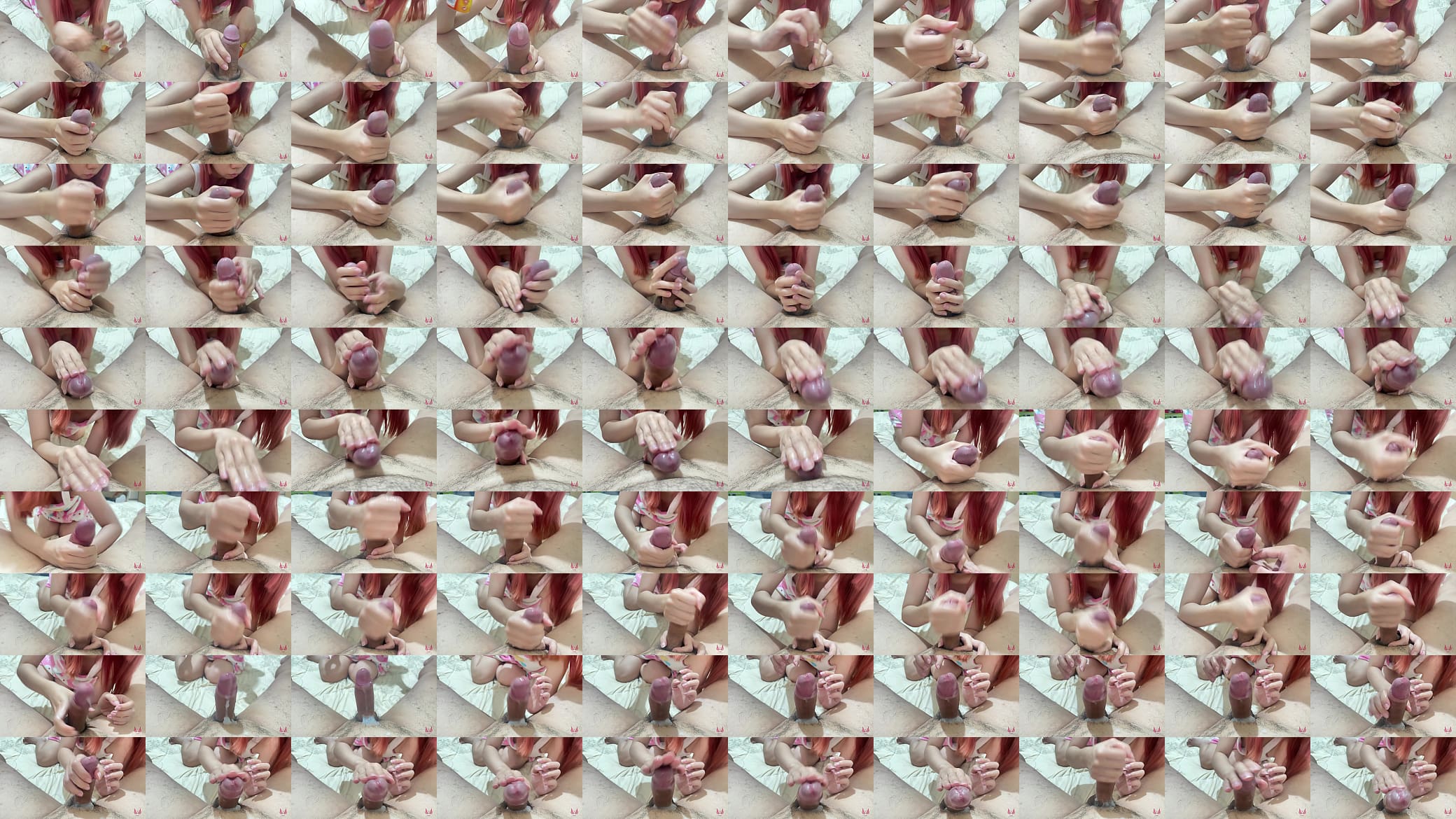 (POV)Such thick semen! After you ejaculate, I want to continue to jerk off for you. 预览图