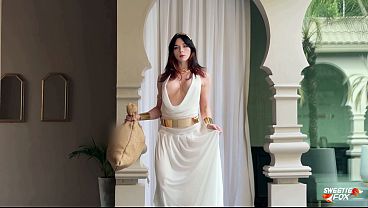 Greek Goddess Reward - Deepthroat and Passionate Fucking till Creampie by the Pool - Sweetie Fox