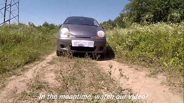 Public fucking with a guy near the car (EATING HIS CUM FROM PUSSY)