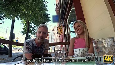 Download Video - HUNT4K&period; Full face of cum after coffee with a stranger