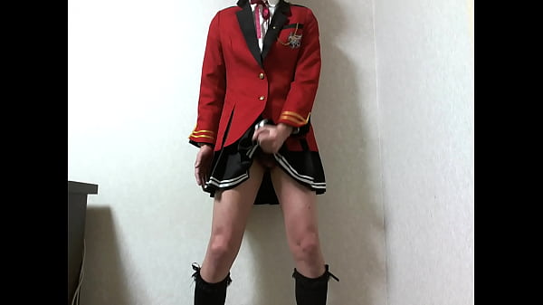 Download Video - 修智館学院制服女装コスプレオナニー