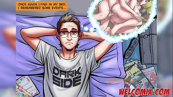 The Girlfriend of my dreams! Nerd fucking a very hot blonde! Hentai Comics