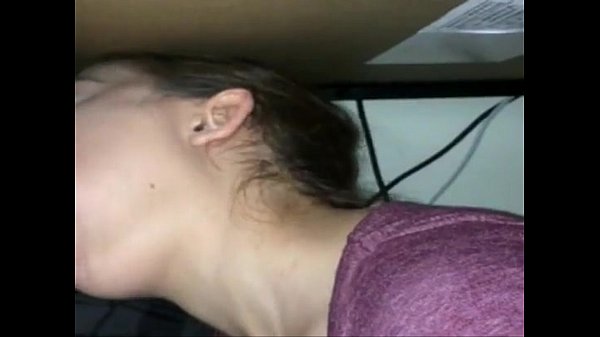 thumb friend blows me under table