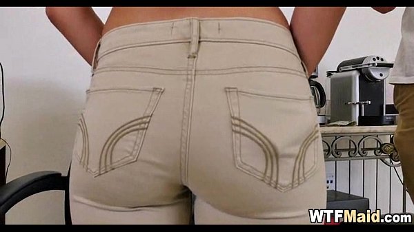 Hot Maid in tight shorts