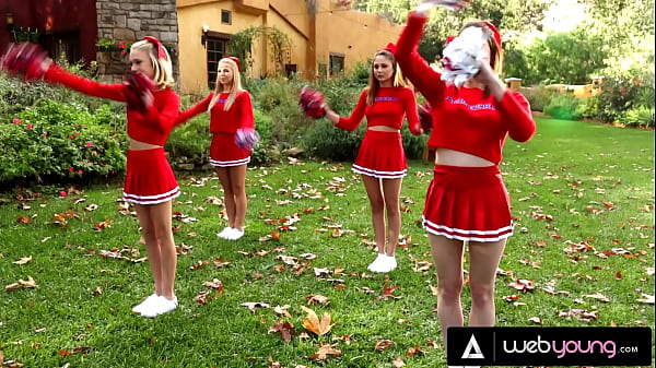 Ariana Marie Bangs Her Rude Cheerleader Team Captain With Dakota Skye And Their New Addition