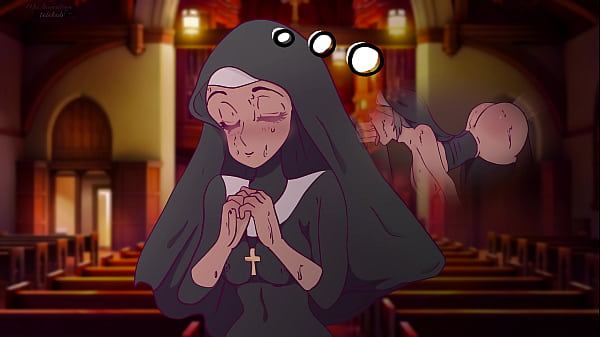 Download Video - A nun imagines being fucked in front and behind in a prayer booth &excl; Hentai &comma;Cartoon &comma;Parody &excl;