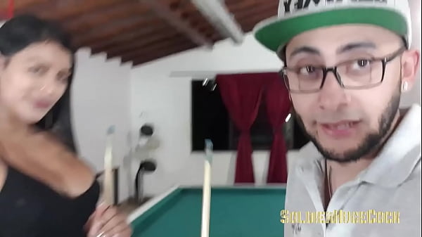 Playing billiards with my friend Mariana Martix I end up fucking her tight pussy / Mariana Martix