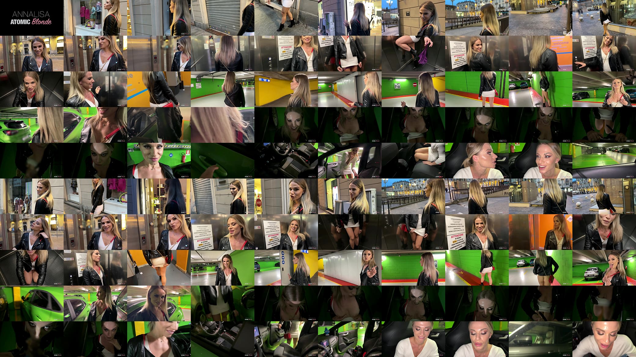 Risky Public Blowjob: Blonde Slut Swallows It All 预览图