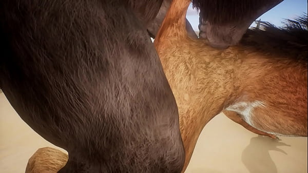 Download Video - Minotaur fucks Lion and cums in his mouth - Wildlife