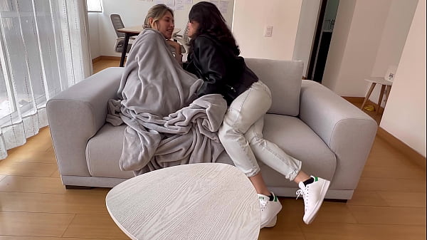 Curing my stepsister's flu with sex dirtying my stepmom's new sofa.