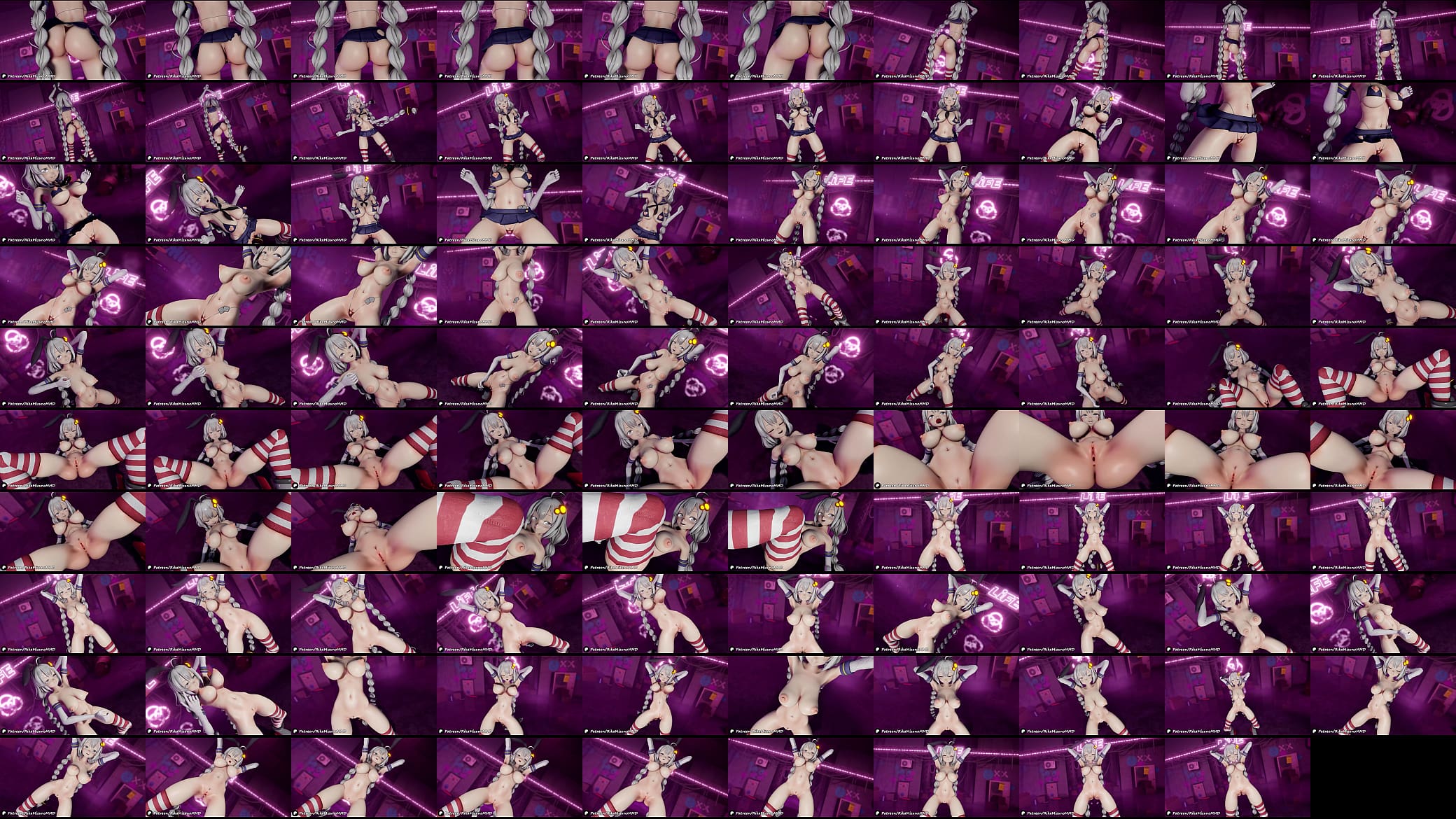 Dynamic Swing Sexy Dance - Kizuna Akari (Shimakaze Cosplay) | MMD R-18 R18 预览图