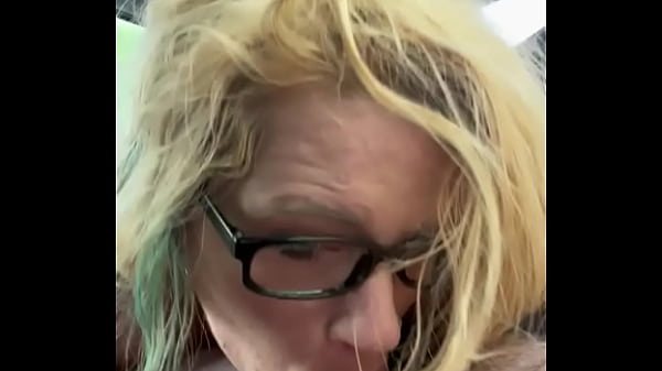 Pretty hooker wearing glasses gives a sensual blowjob and takes sucks off every drop of cum after letting a guy cum in her mouth