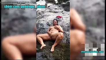 Masturbation outdoors in the public river, my step brother records me, special for Voyeurs