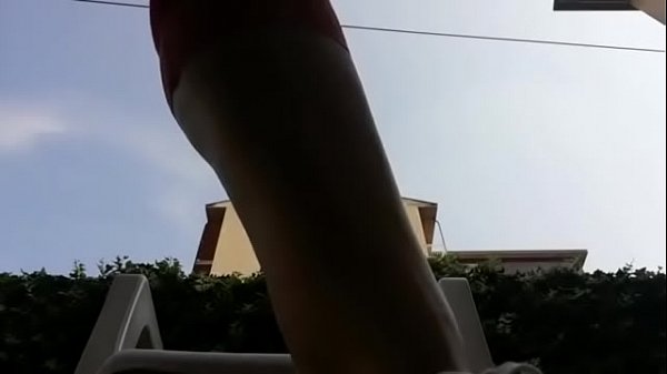 In a public garden I squirt inside my yoga pants don't make me make noise with this vibrator!